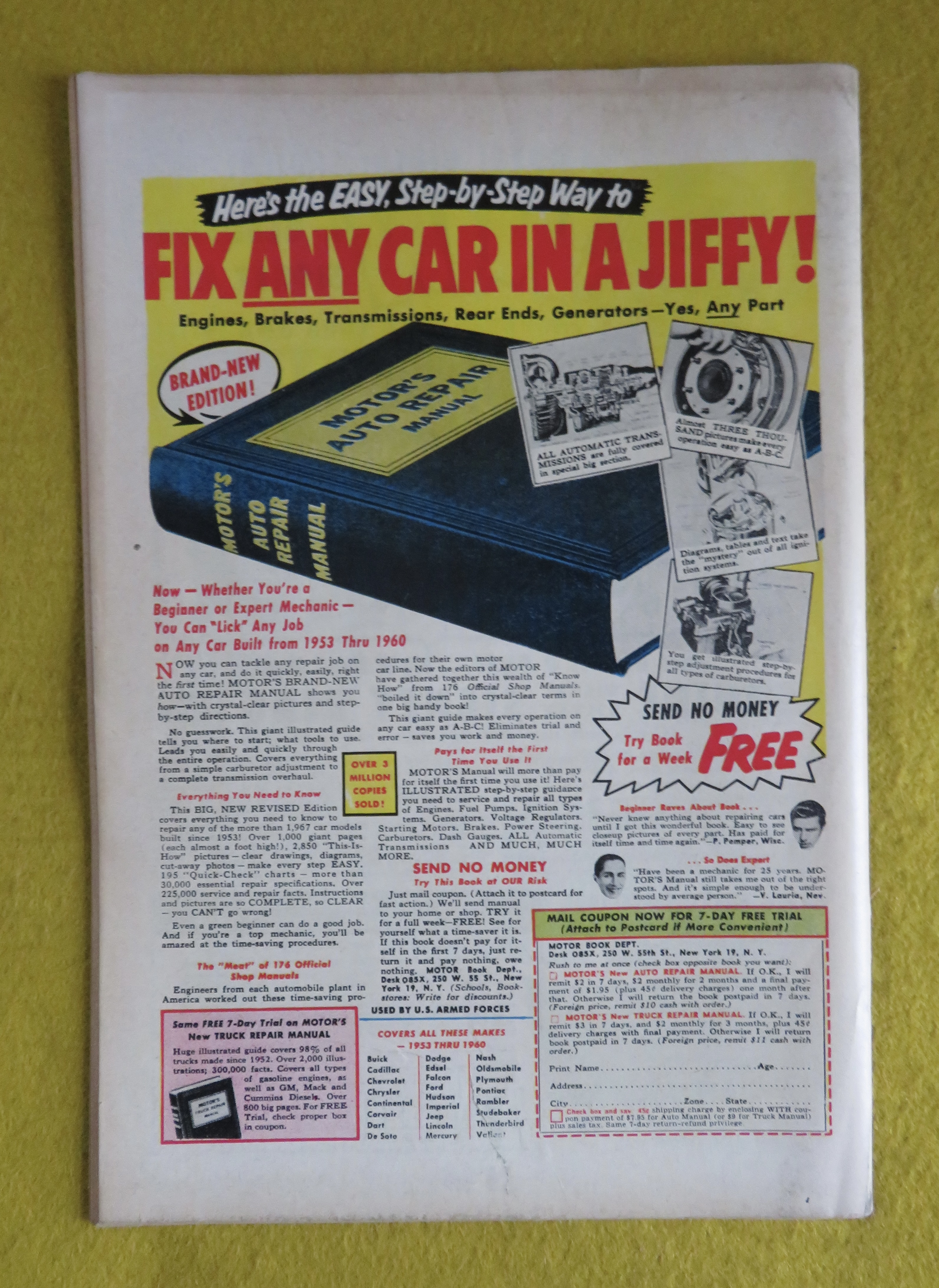 My Greatest Adventure Comic November 1960