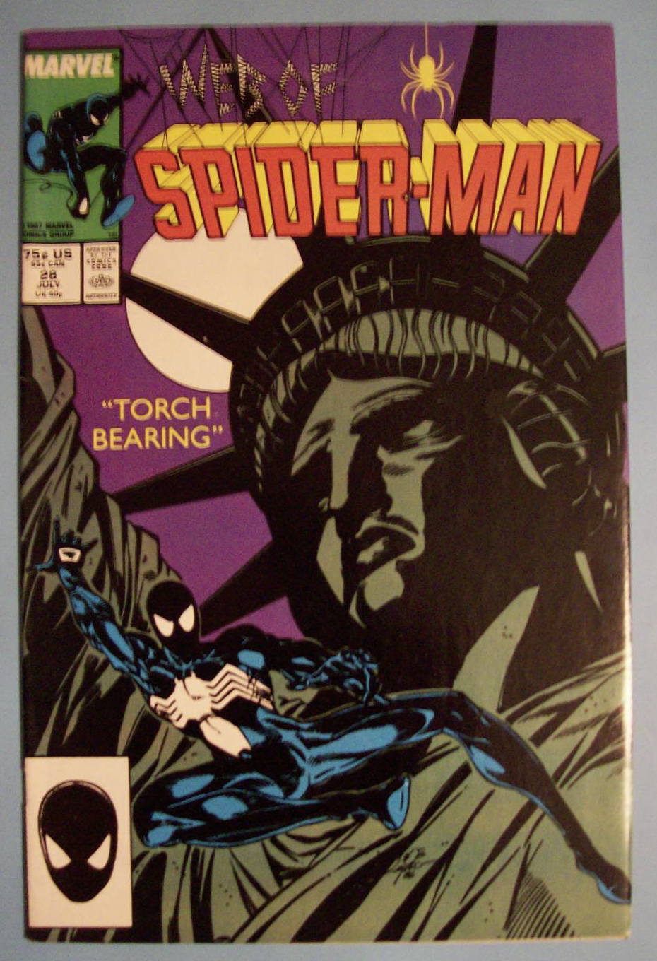 Web Of Spider-Man Comics -July 1987- Torch Bearing