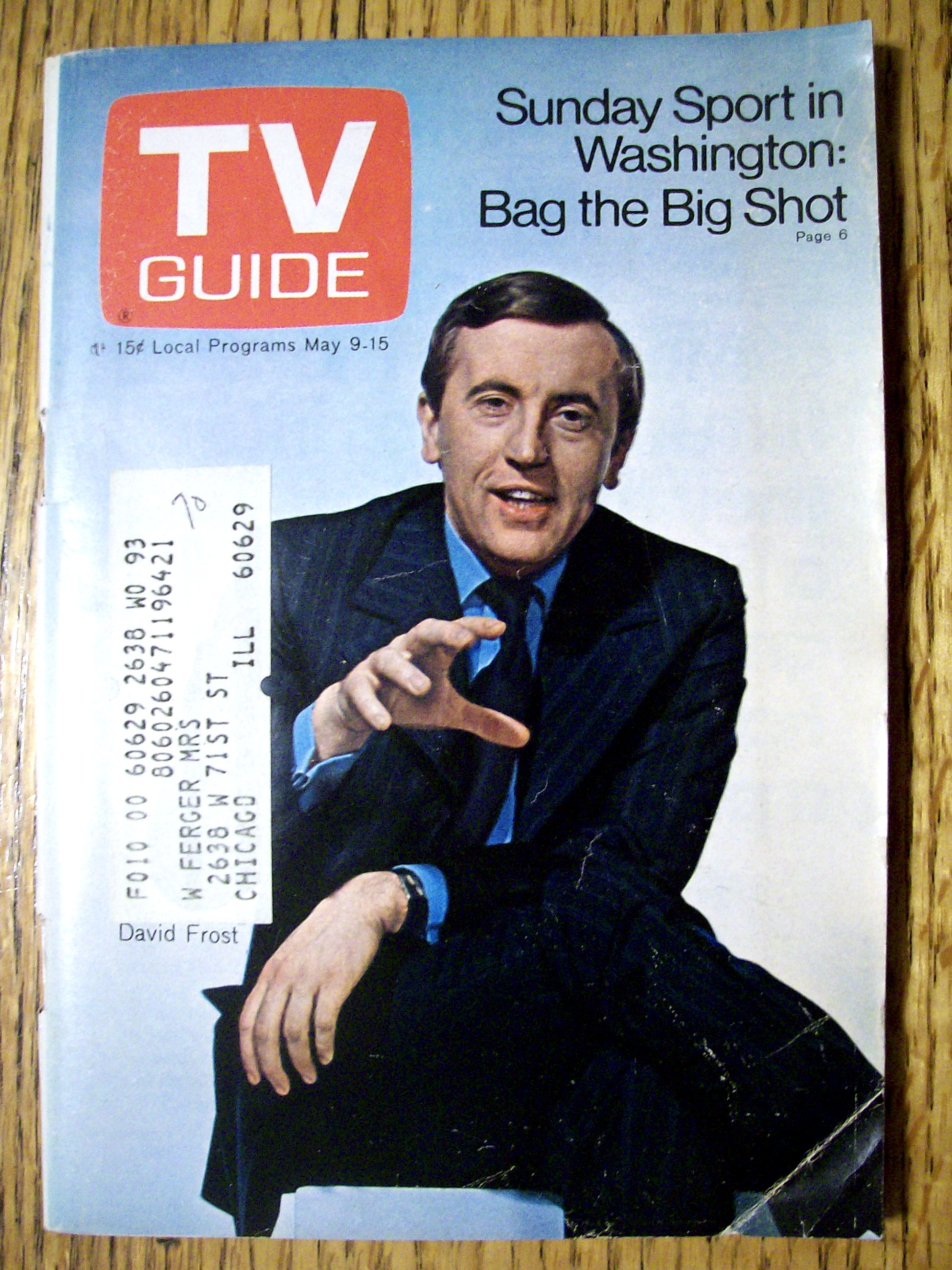 TV Guide - May 9-15, 1970 - David Frost