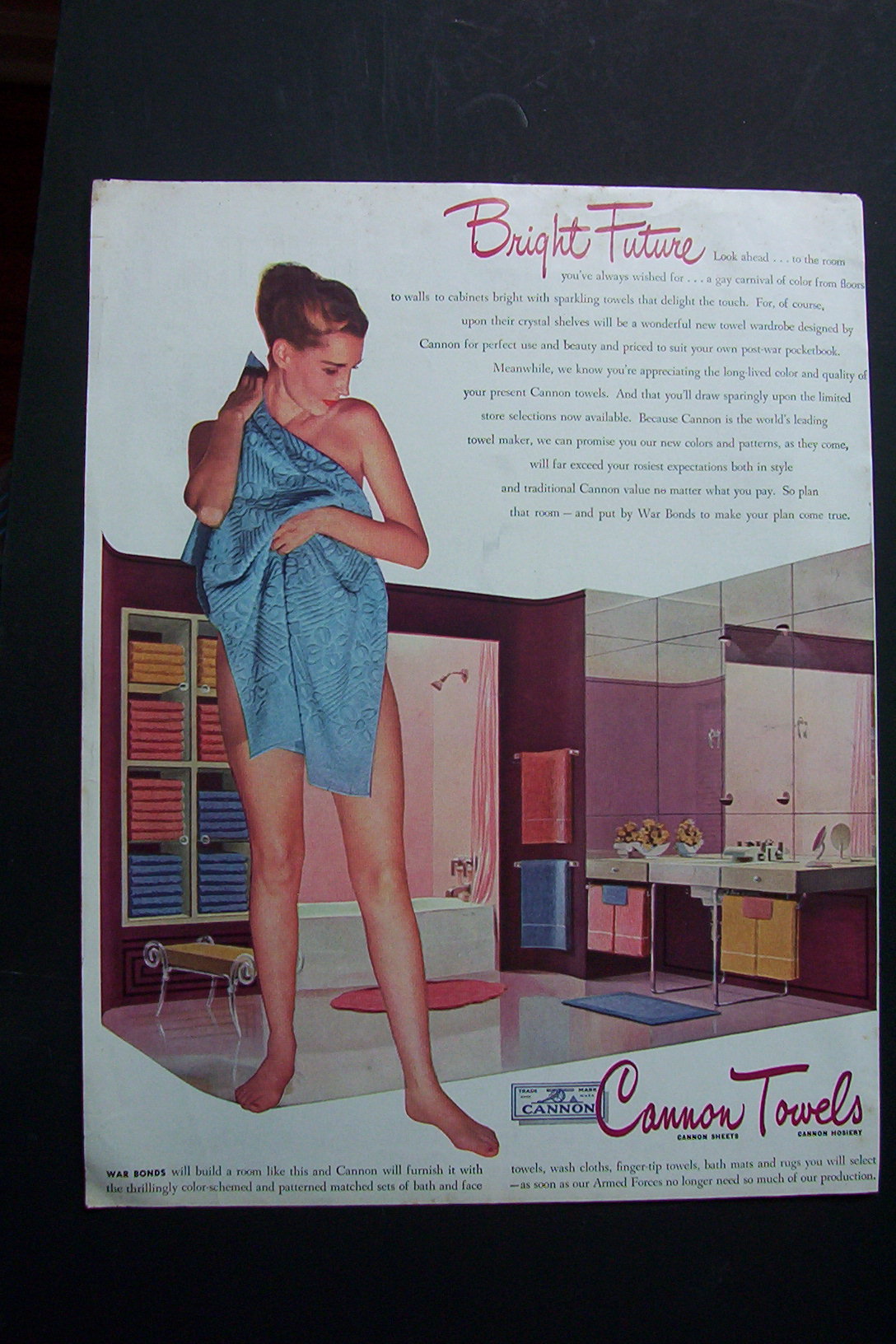 Vintage Ad: 1944 Cannon Towels