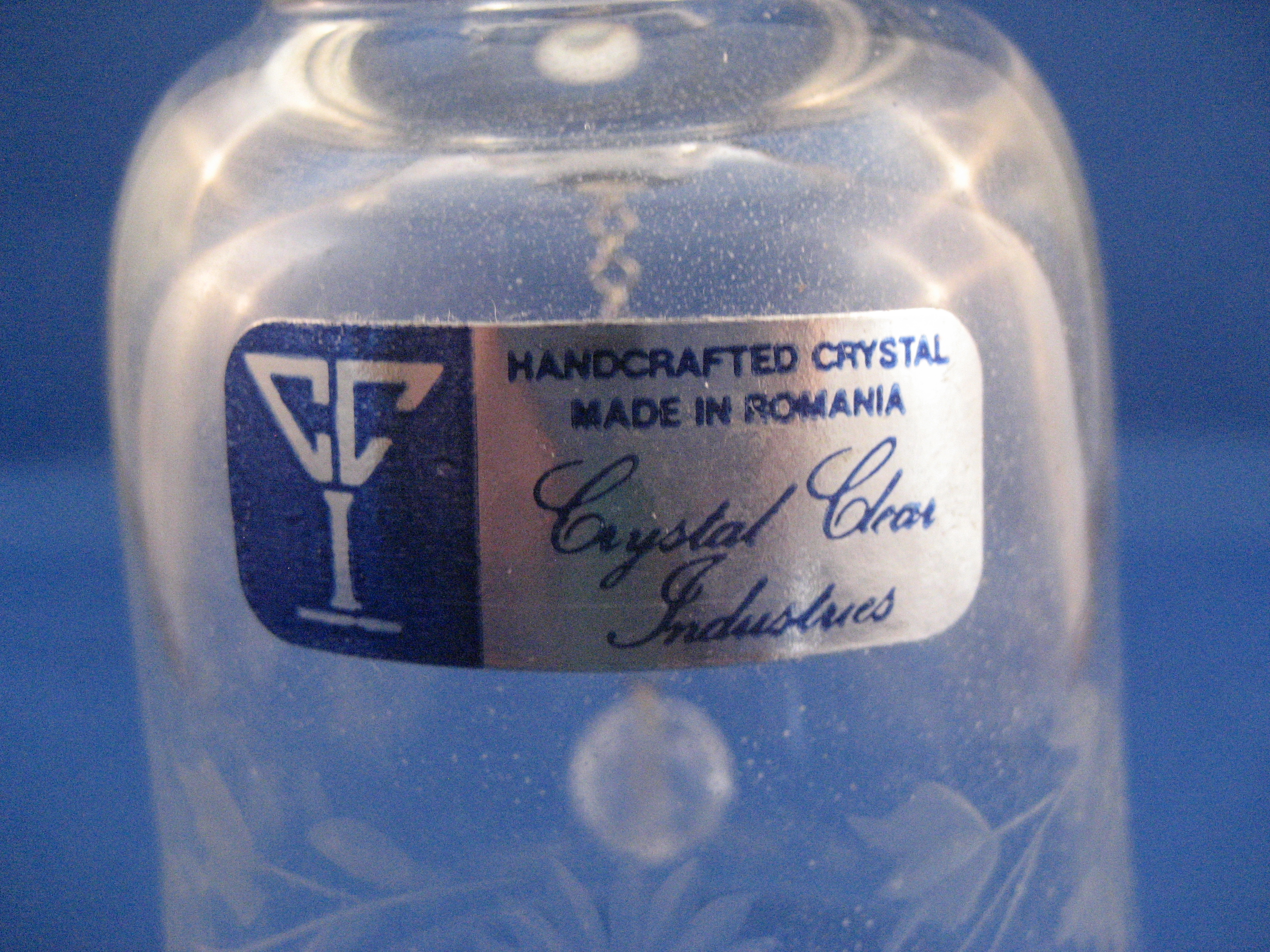 Crystal Glass Bell Made In Romania