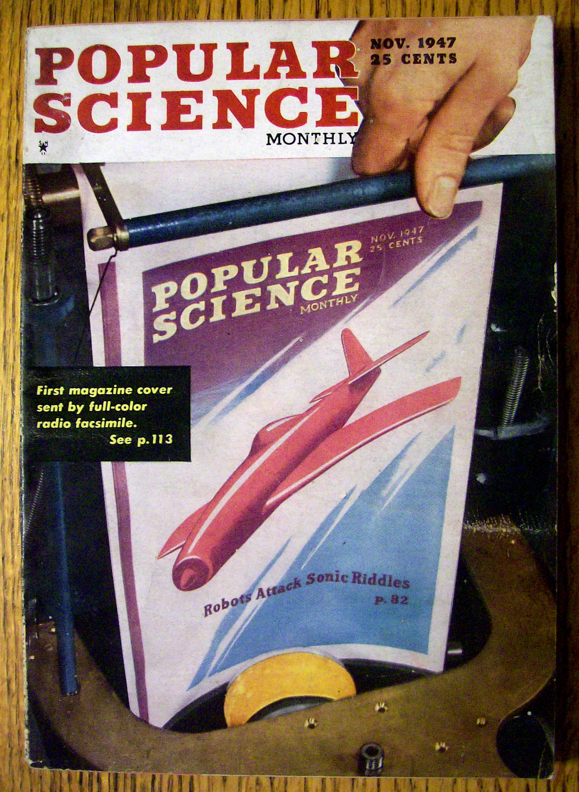 Popular Science November 1947 Robots Attack