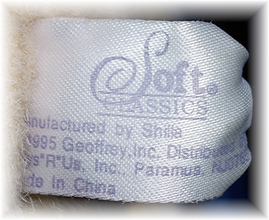 Soft Classics 1995 Siamese Cat Stuffed Animal Toy