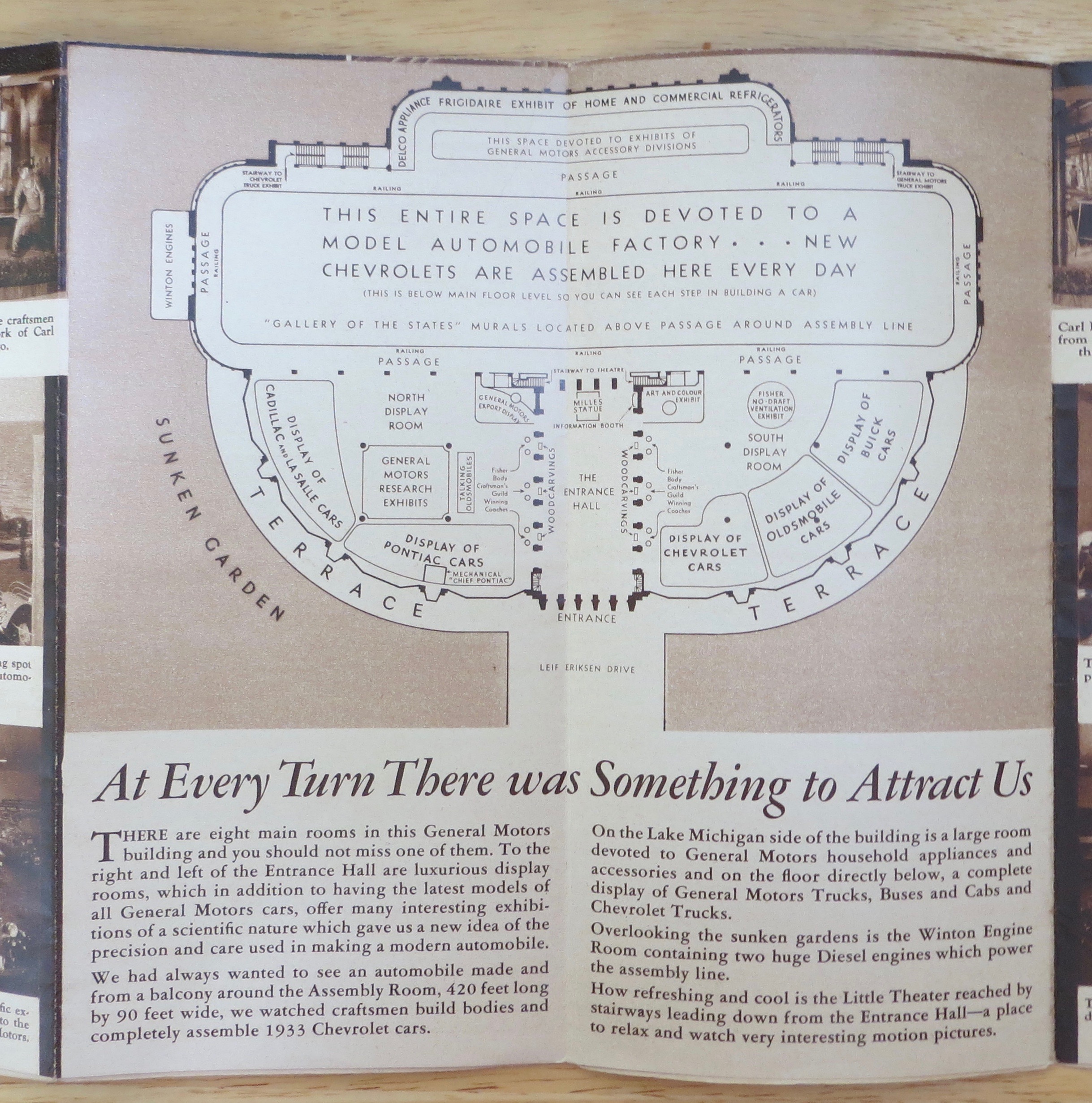 1933 Century Of Progress, General Motors Brochure