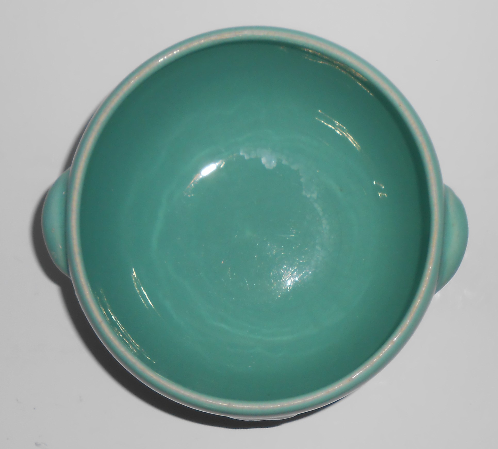 Coors Pottery Rosebud Early Green 2 Pint Pudding Bowl