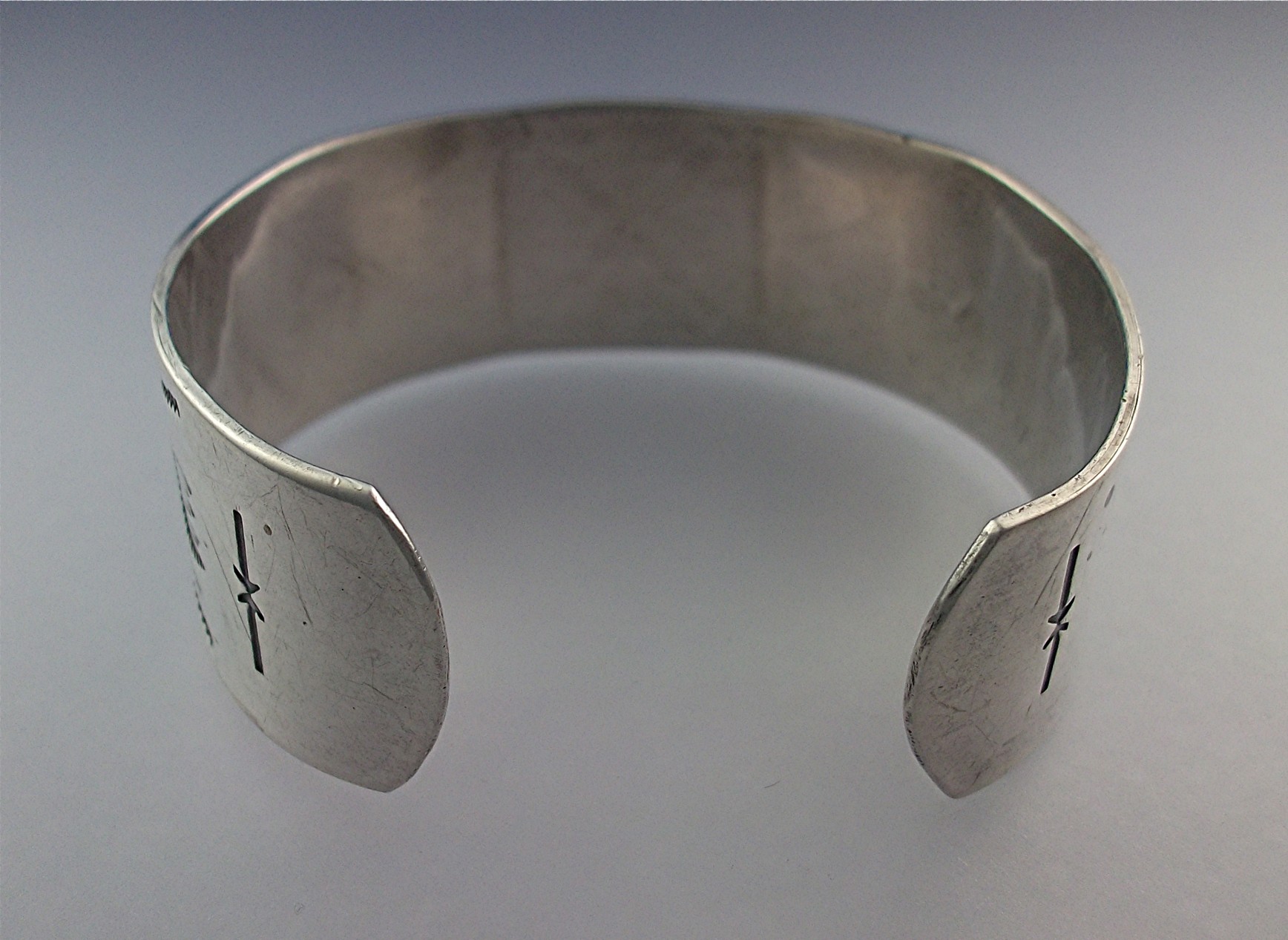 Bracelet Sterling Silver Cuff American Indian