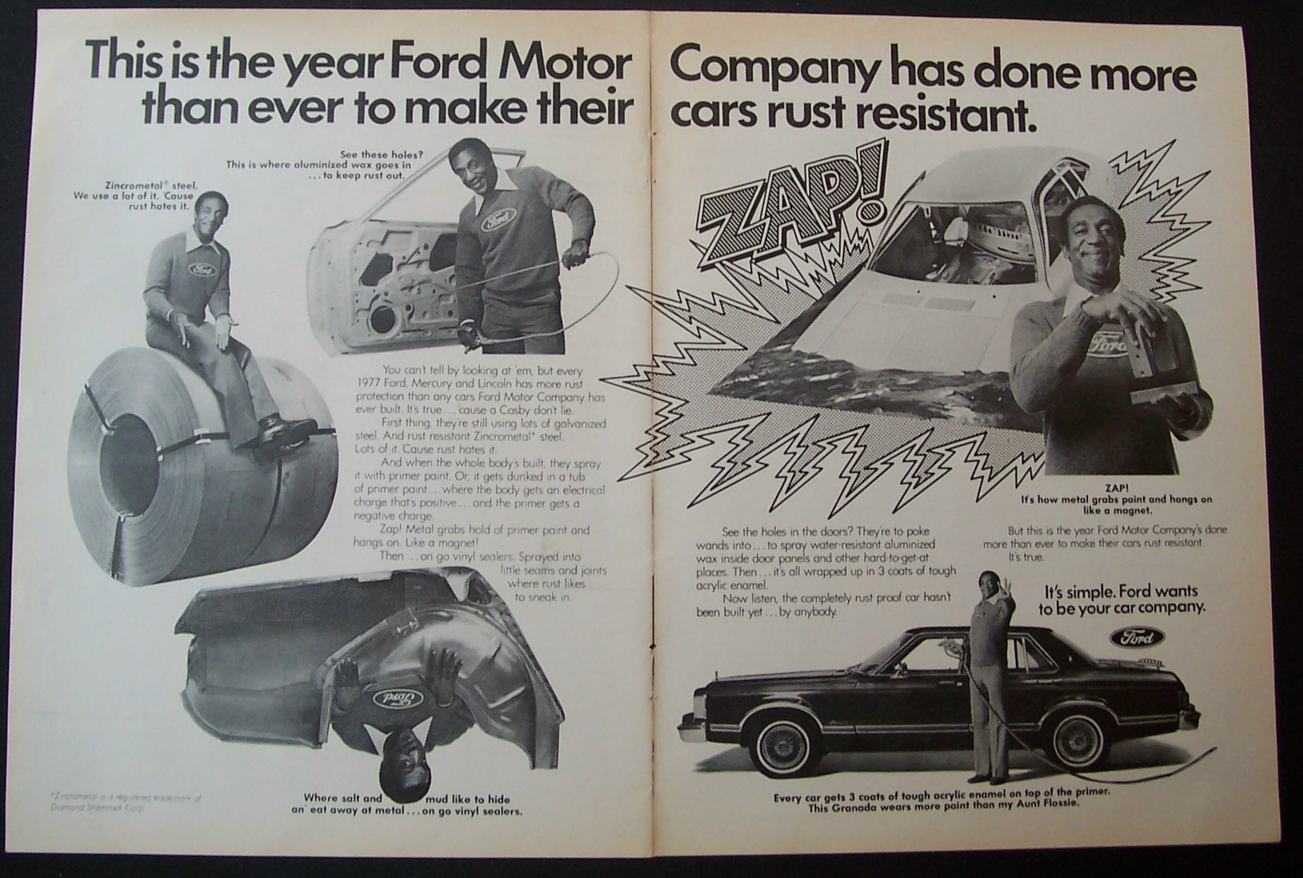 1977 Ford Motor with Bill Cosby