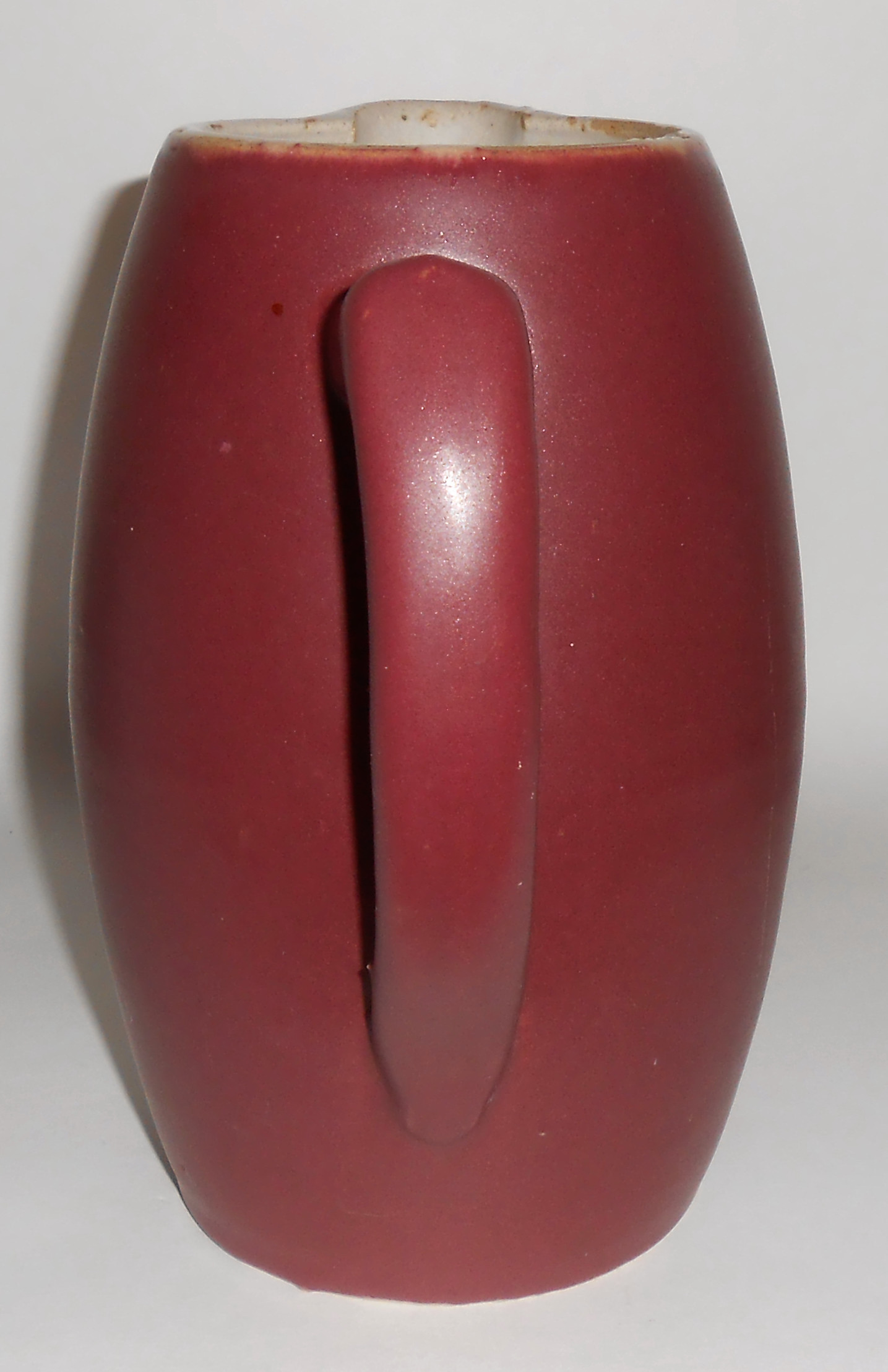 Zanesville Stoneware Pottery Matte Rose #43 Pitcher!