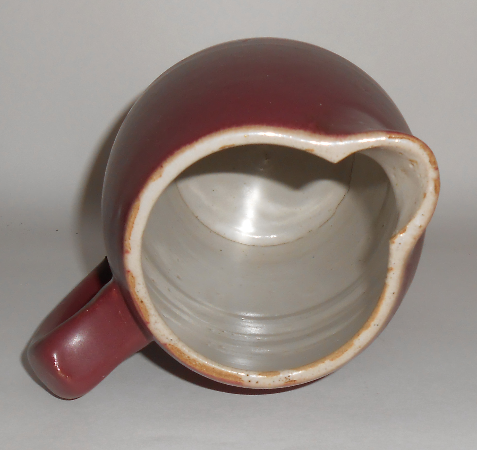 Zanesville Stoneware Pottery Matte Rose #43 Pitcher!