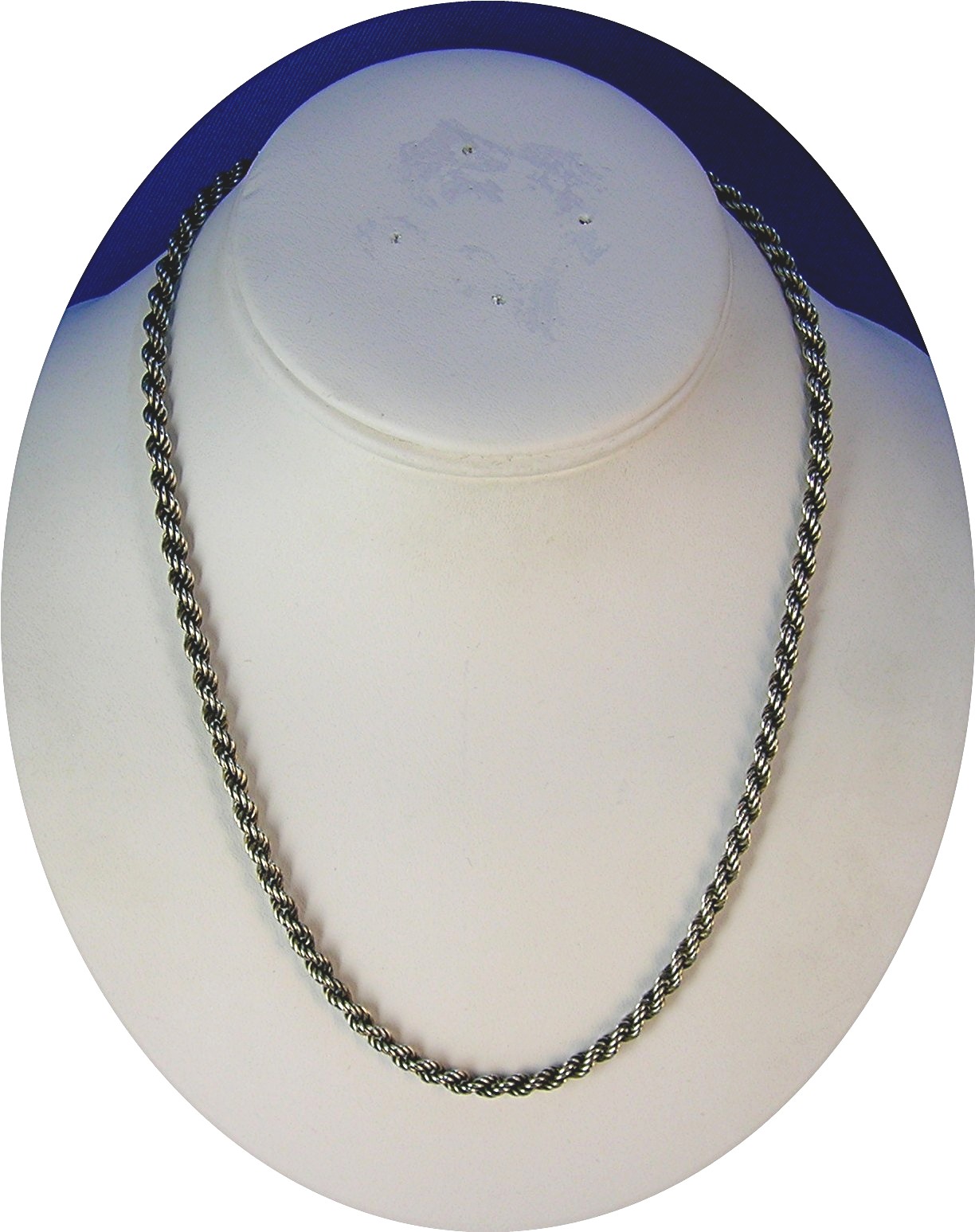 Necklace Sterling Silver Hallmarks English 18 Inch