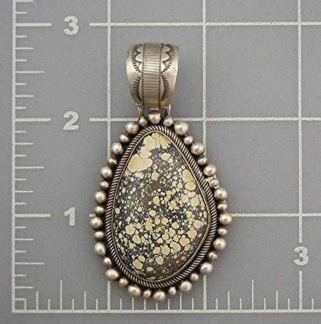 Navajo New Lander Turquoise Sterling Silver B Johnson