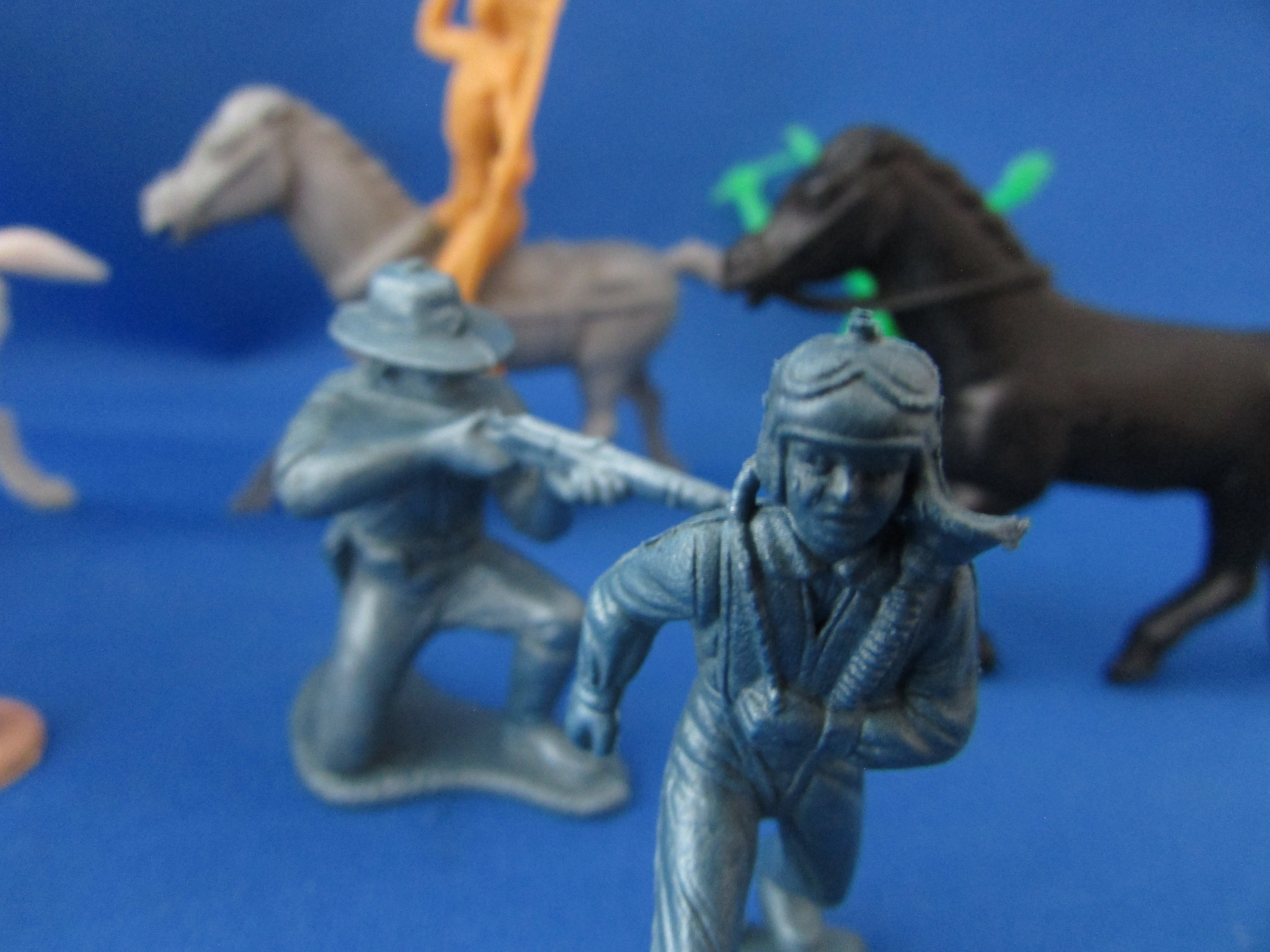Plastic Cowboys, Native Americans, and Horses