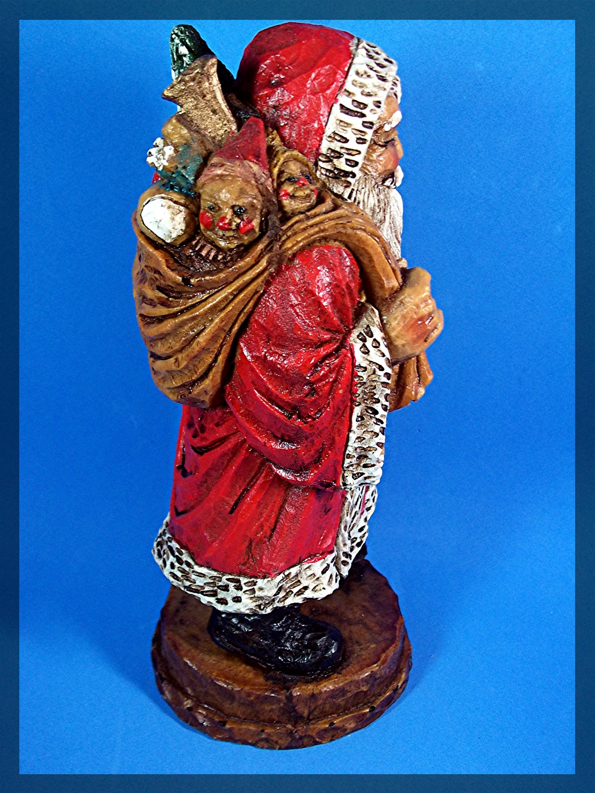 Pine Lake, Santa Claus statue - 1988
