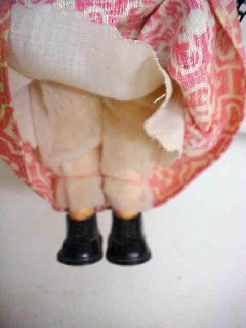 Lenci Style Doll Italy Felt Face Ethnic