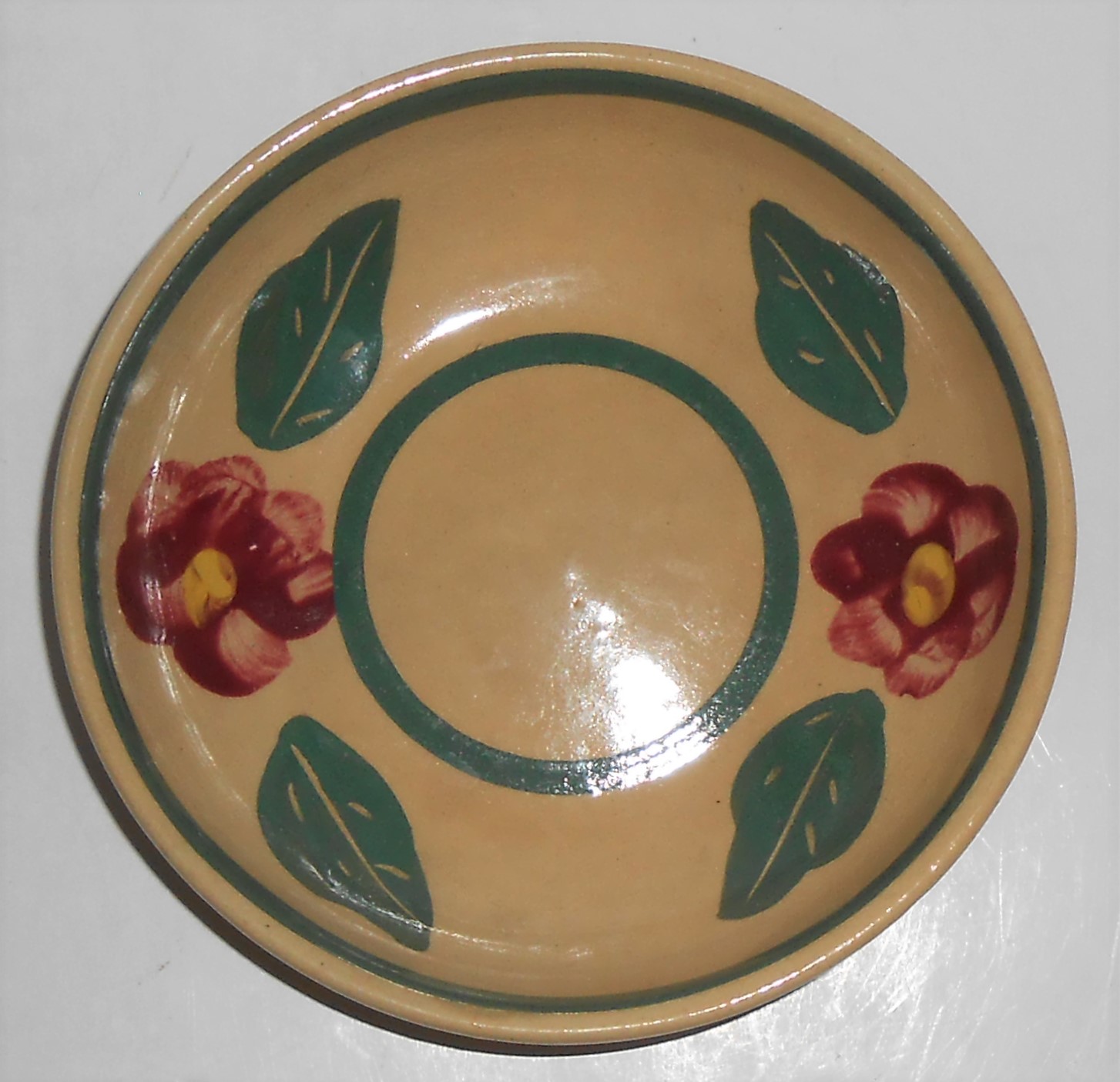 Vintage Watt Pottery Rio Rose 5-5/8'' Bowl
