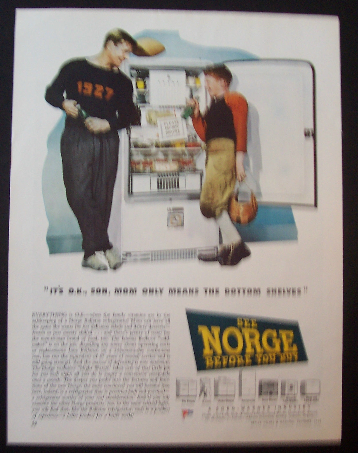 1945  Norge  Rollator  Refrigerator