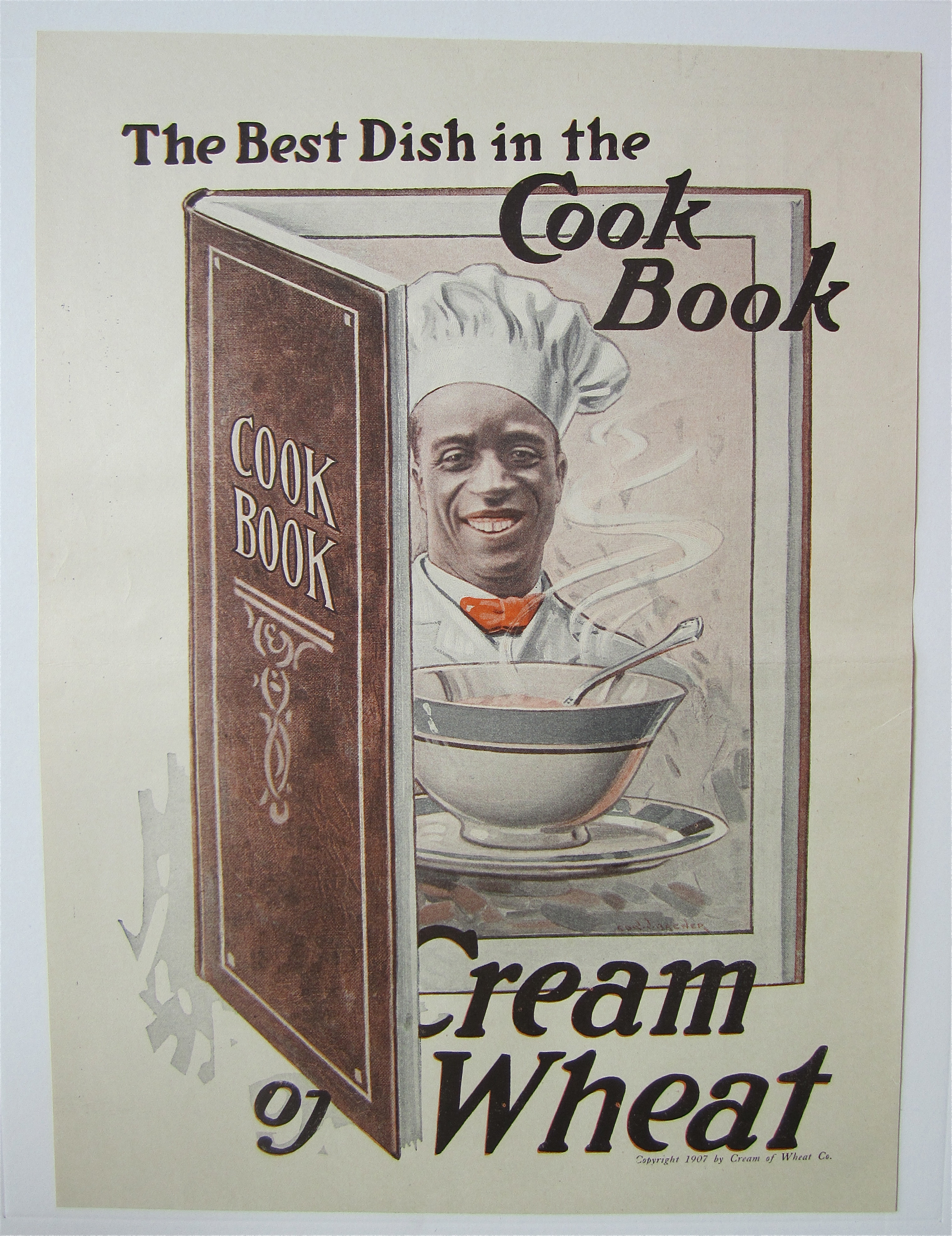 1918 Cream Of Wheat Cereal with the Cream of Wheat Man