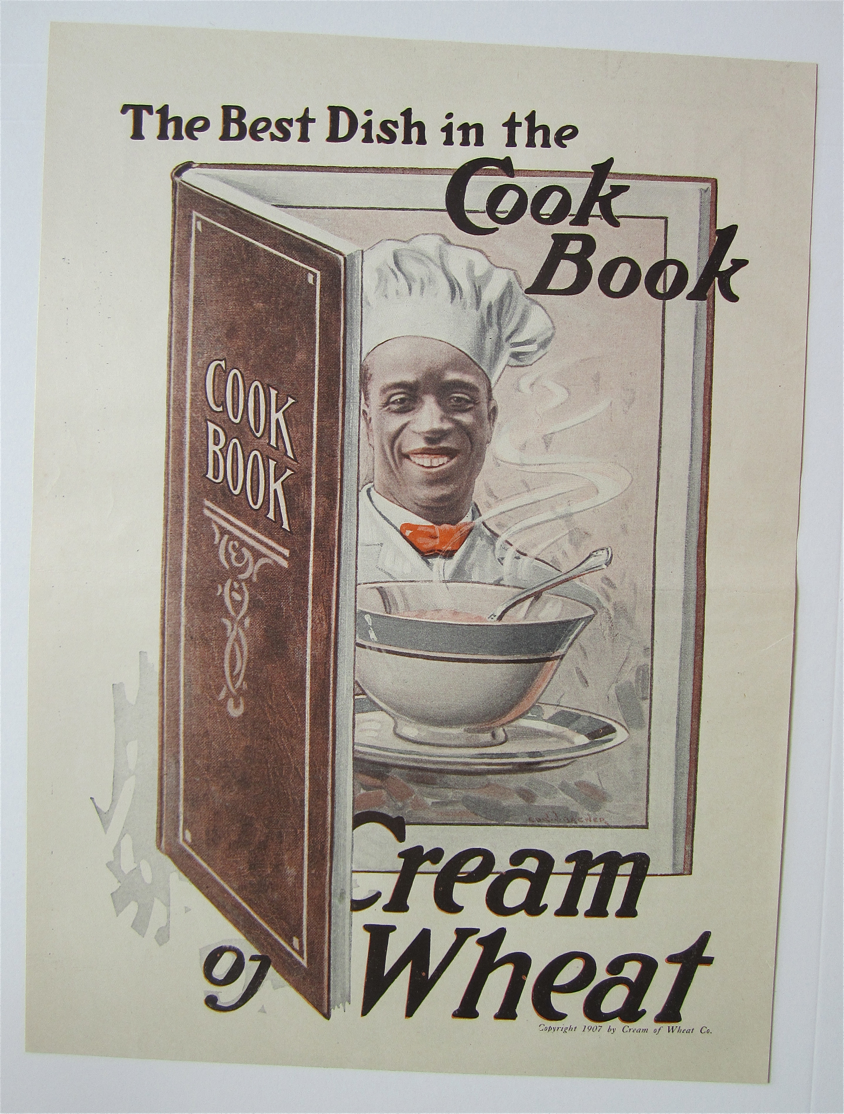 1918 Cream Of Wheat Cereal with the Cream of Wheat Man