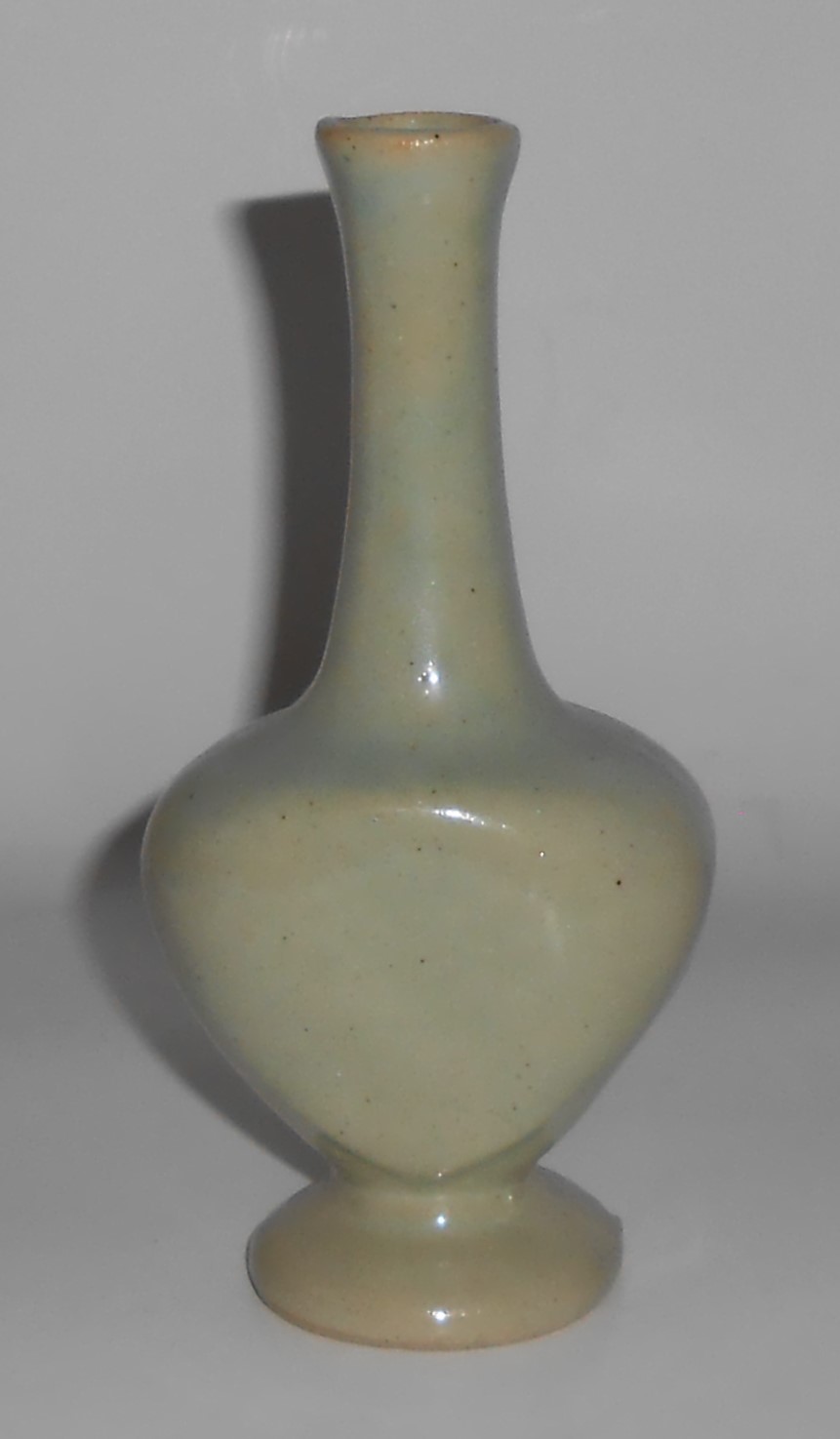 Zanesville Stoneware Pottery Seacrest Green Perfume Bot