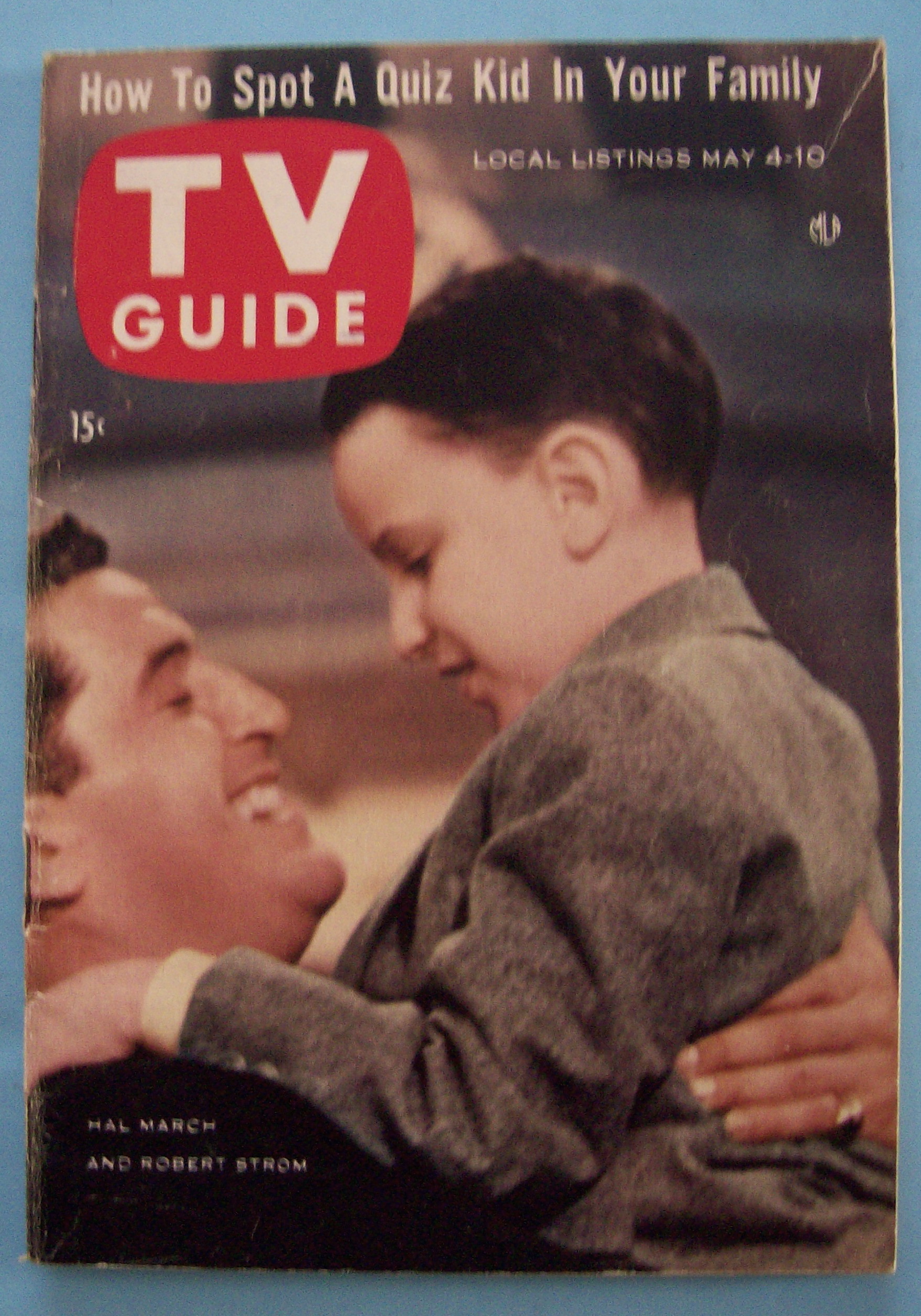 TV Guide - May 4-10, 1957 - Hal March & Robert Strom