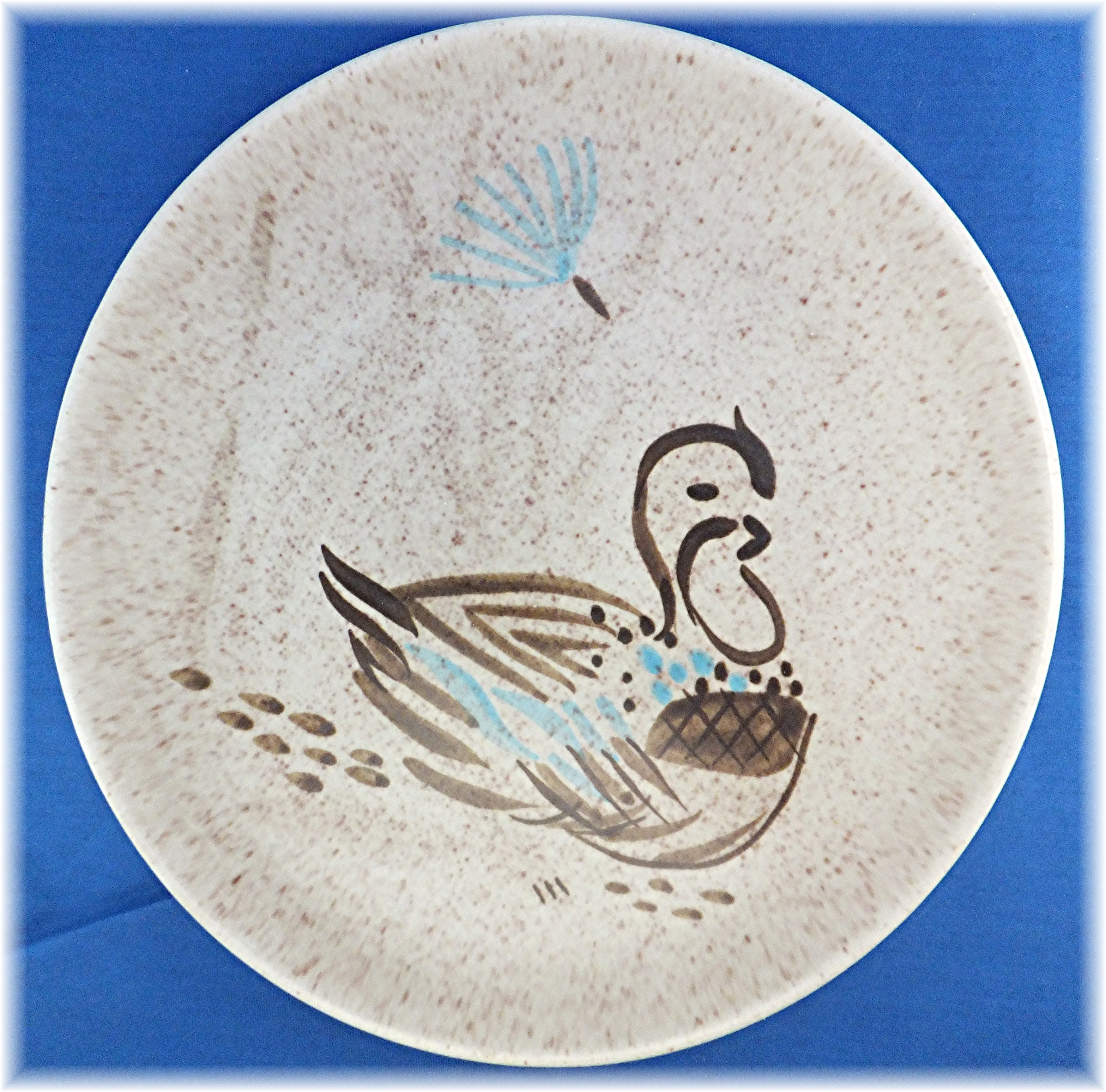 Salad Plate in the Bob White pattern by Red Wing China
