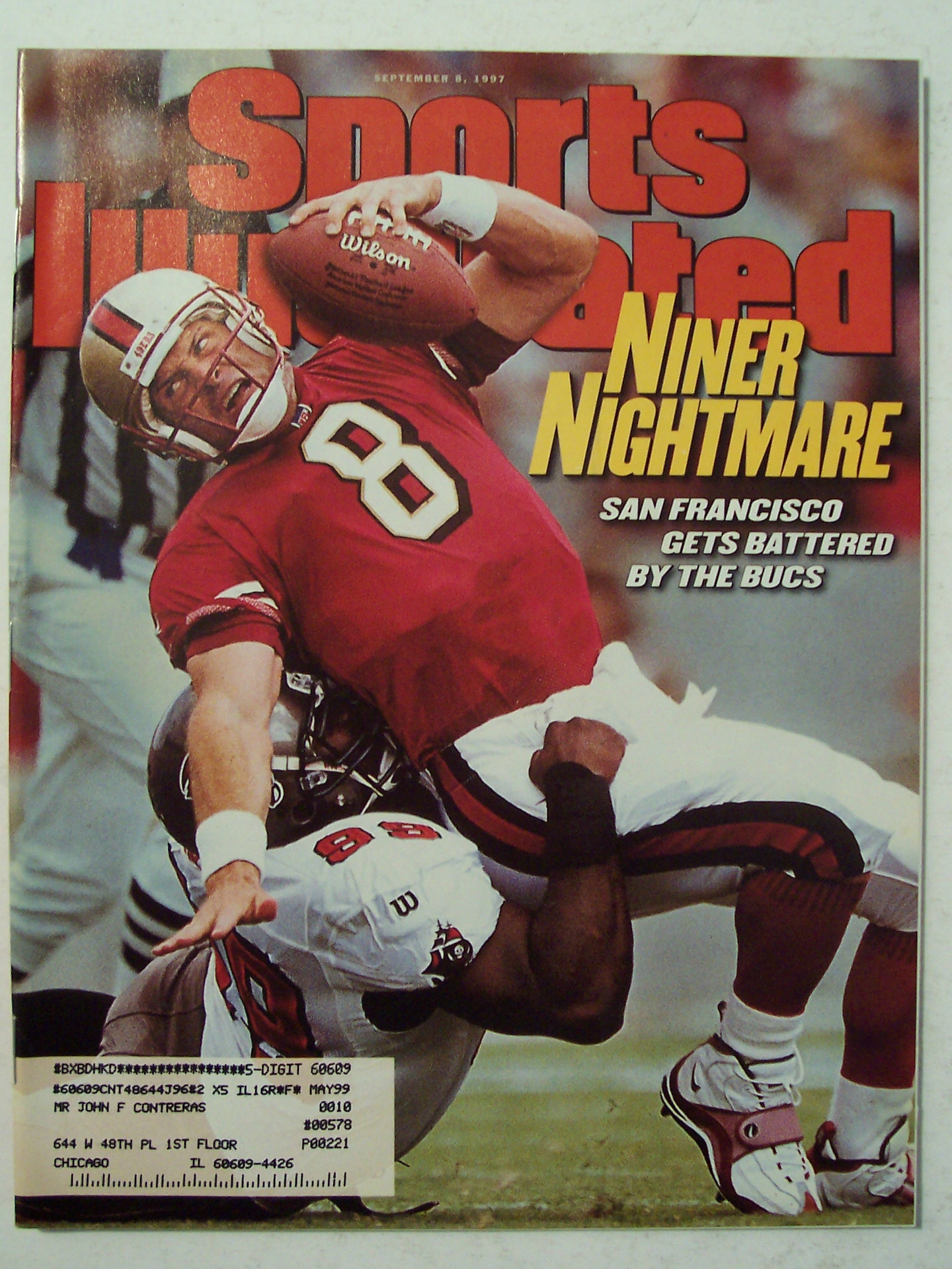 Sports Illustrated Magazine-September 8, 1997-Niners
