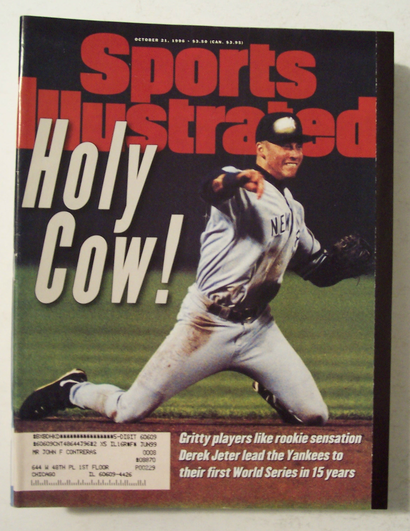 Sports Illustrated-October 21, 1996-Derek Jeter