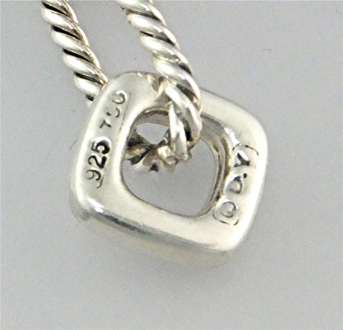 DAVID YURMAN 18K Sterling Silver Hearts Bracelet