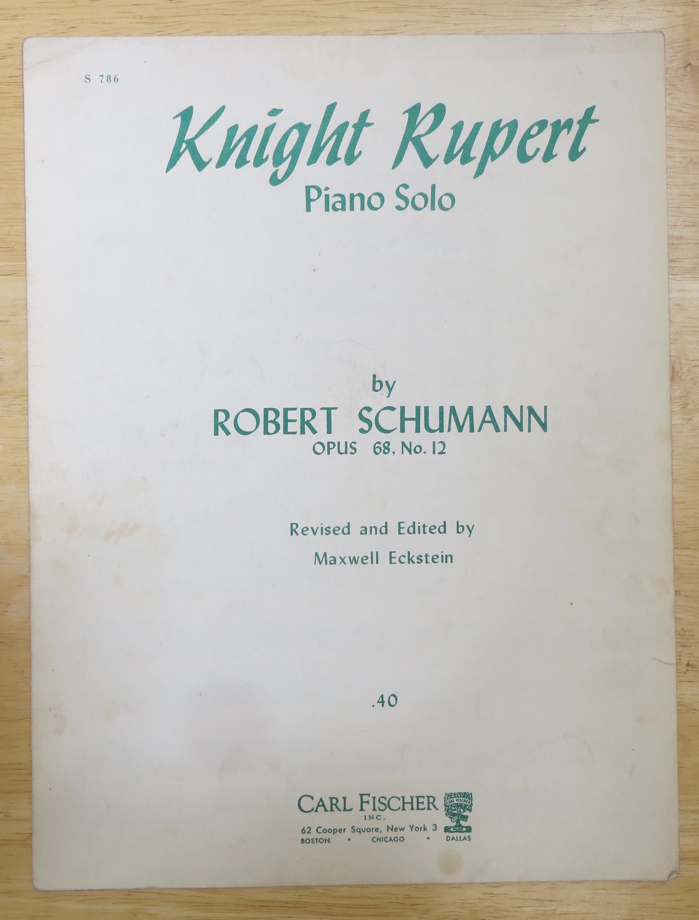 1941 Knight Rupert Sheet Music