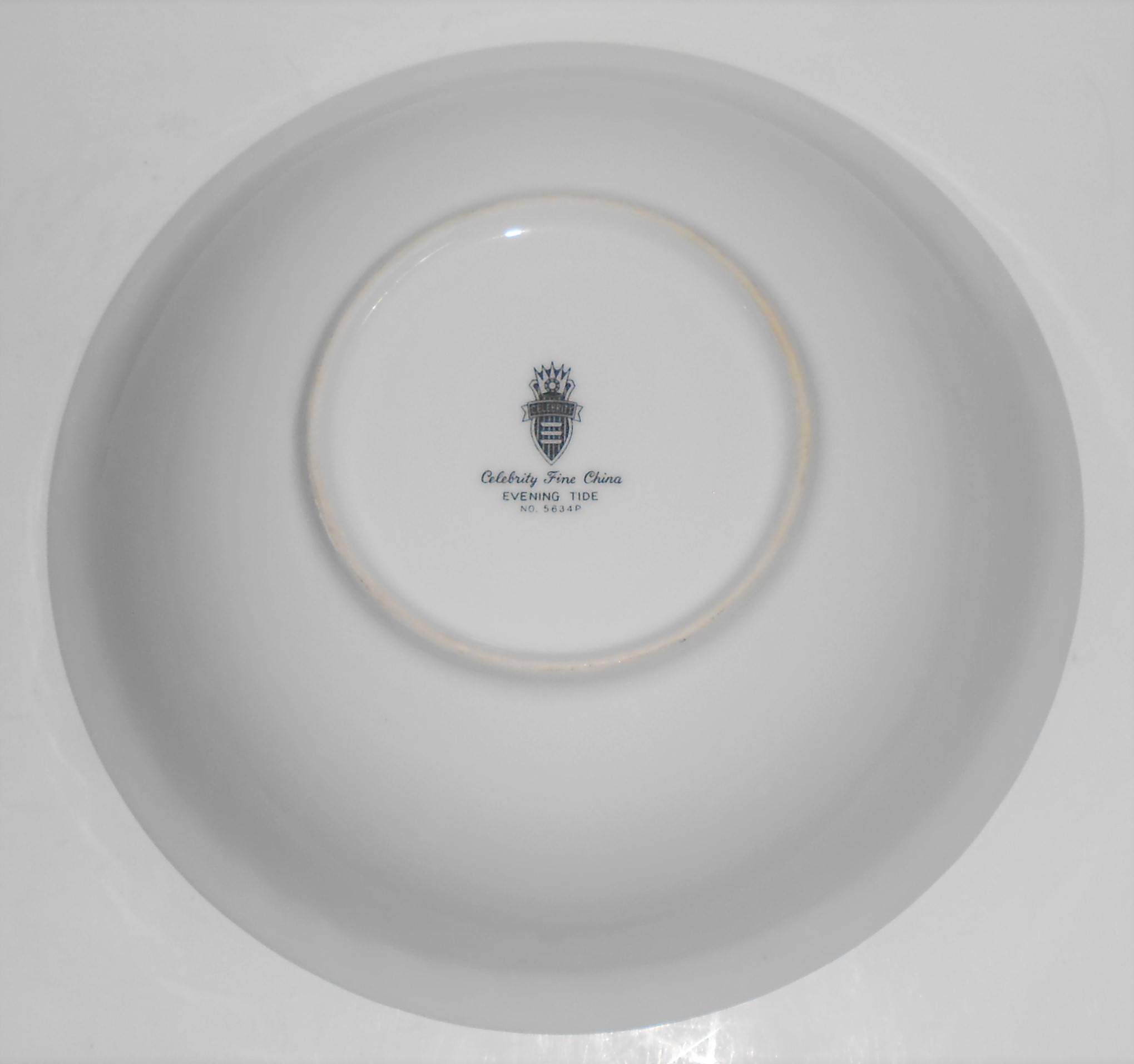 Celebrity Porcelain China Evening Tide Platinum Round V