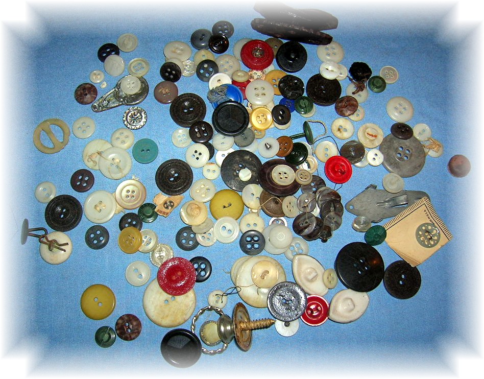 Bag Of Vintage Buttons