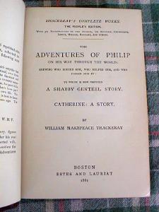 William Thackeray Adventures of Philip 1881