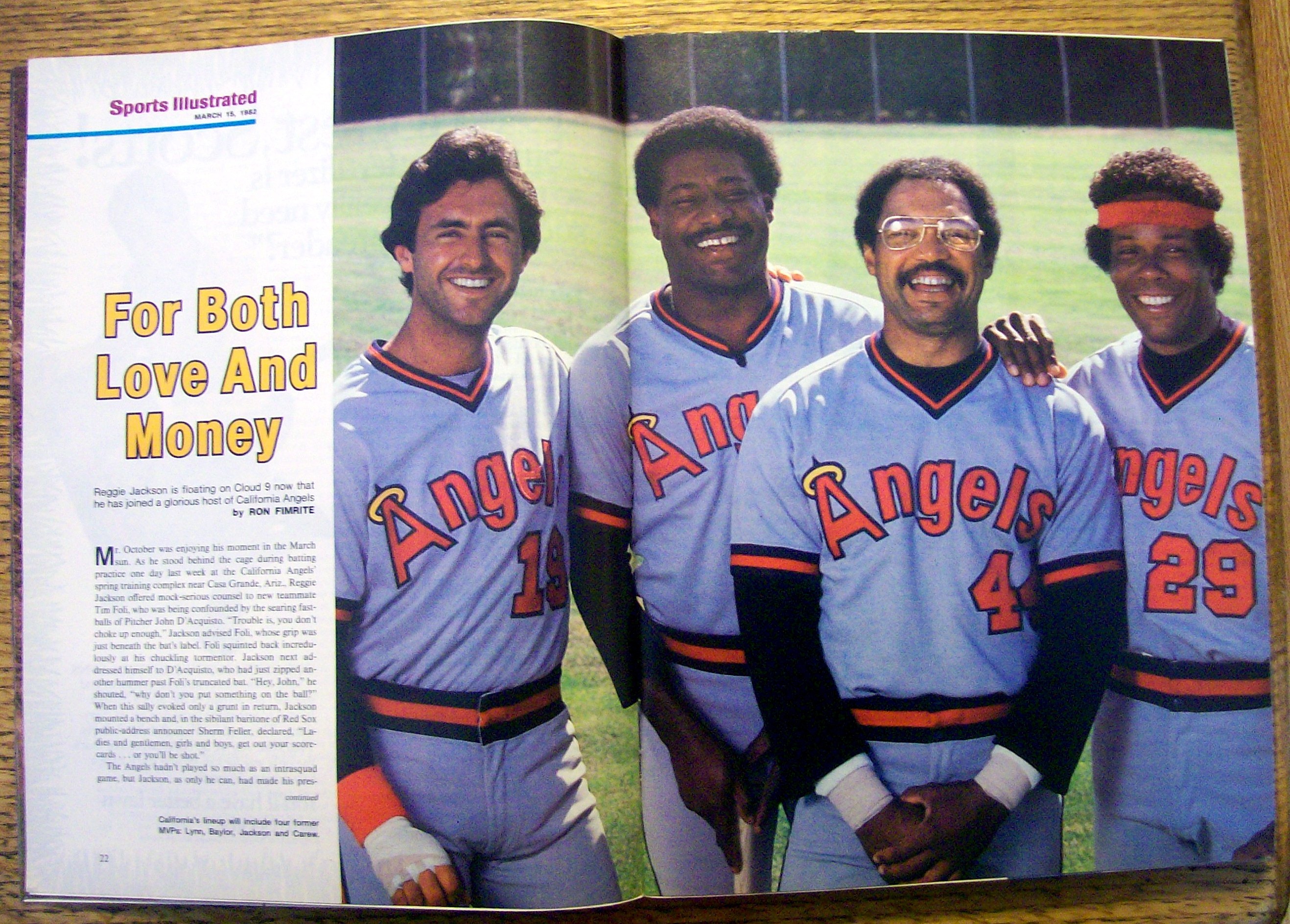 Sports Illustrated Magazine-Mar 15, 1982-Reggie Jackson
