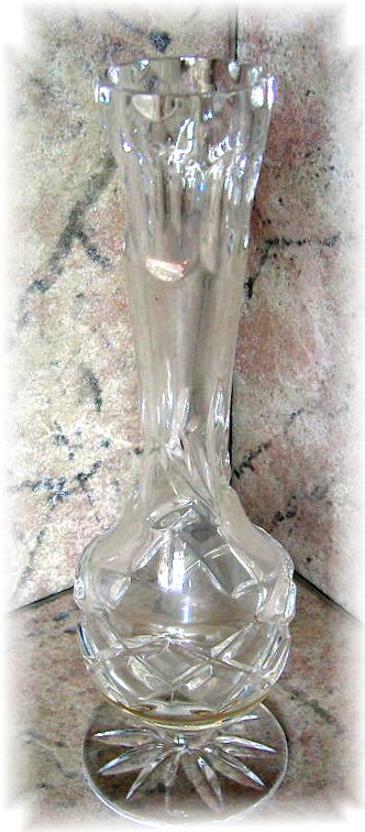 Cut Glass Vase