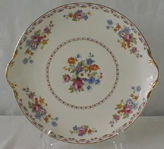 Pope Gosser Royal Dresden Round Platter w/ Handles