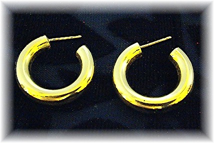 Earrings 18K Gold Chunky Hoop