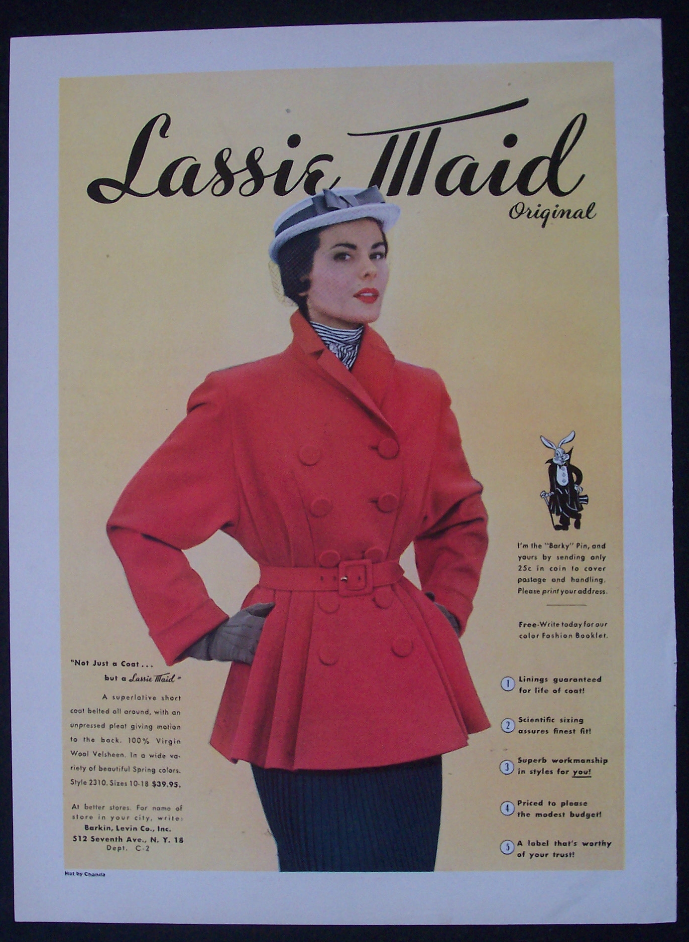 1950  Lassie  Maid