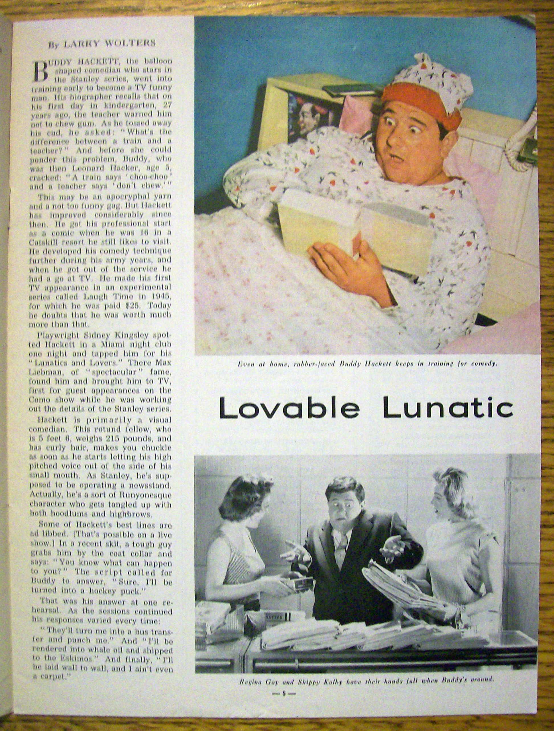 Chicago TV Week November 3-9, 1956 Jean Moorhead