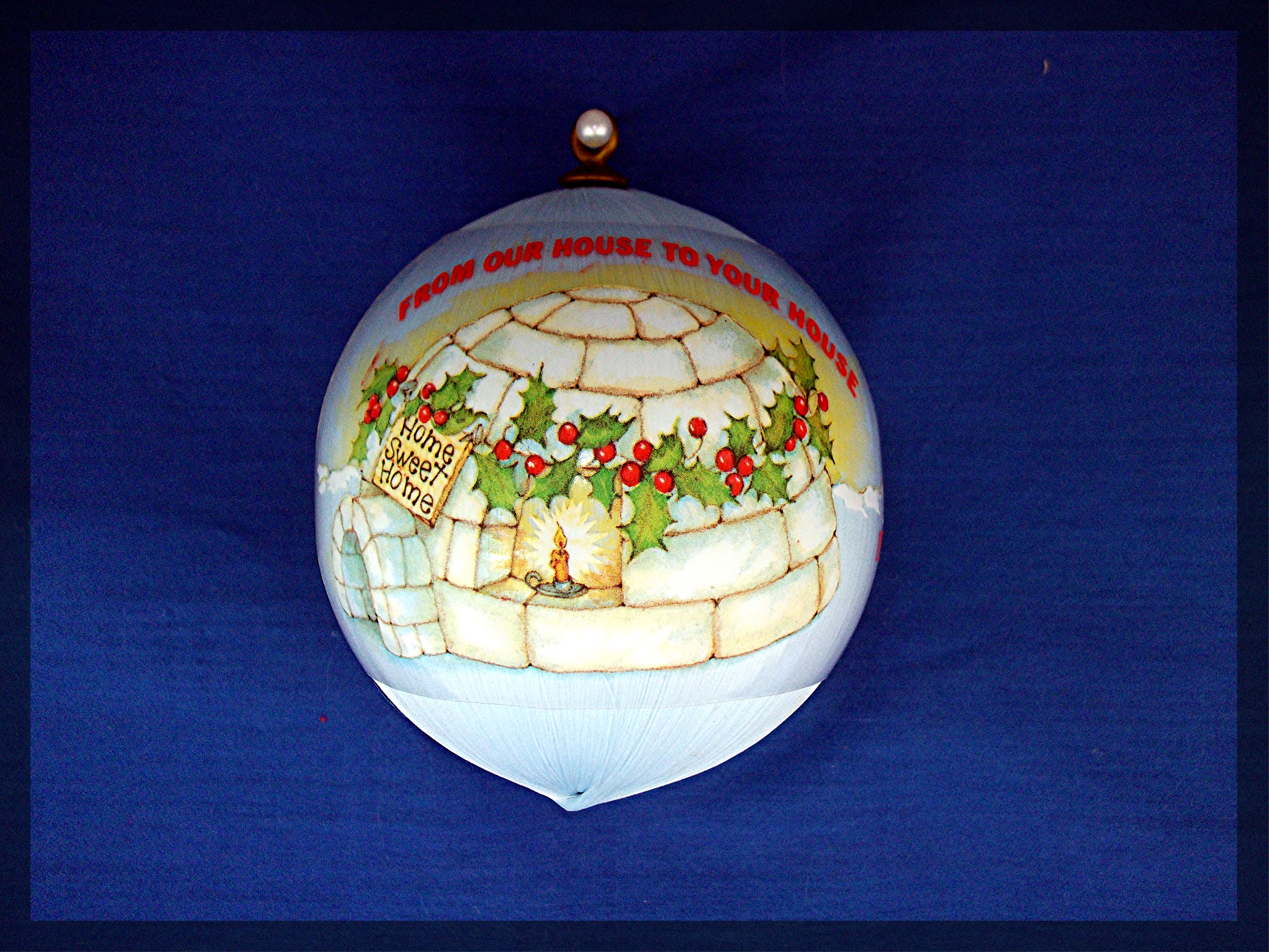 1991 Glass ornment made in West Germany
