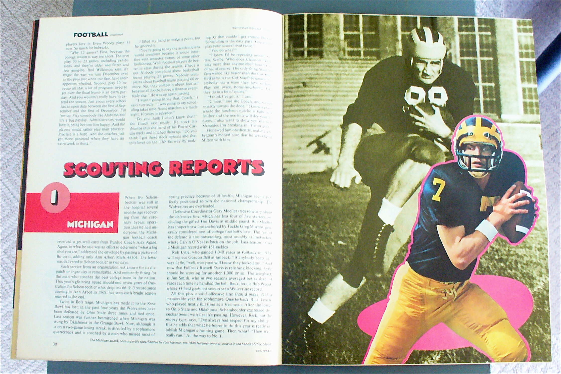 Sports Illustrated September 6, 1976 Rick Leach