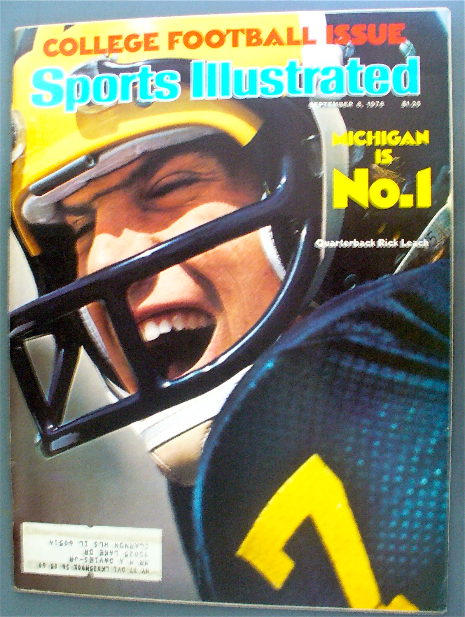 Sports Illustrated September 6, 1976 Rick Leach