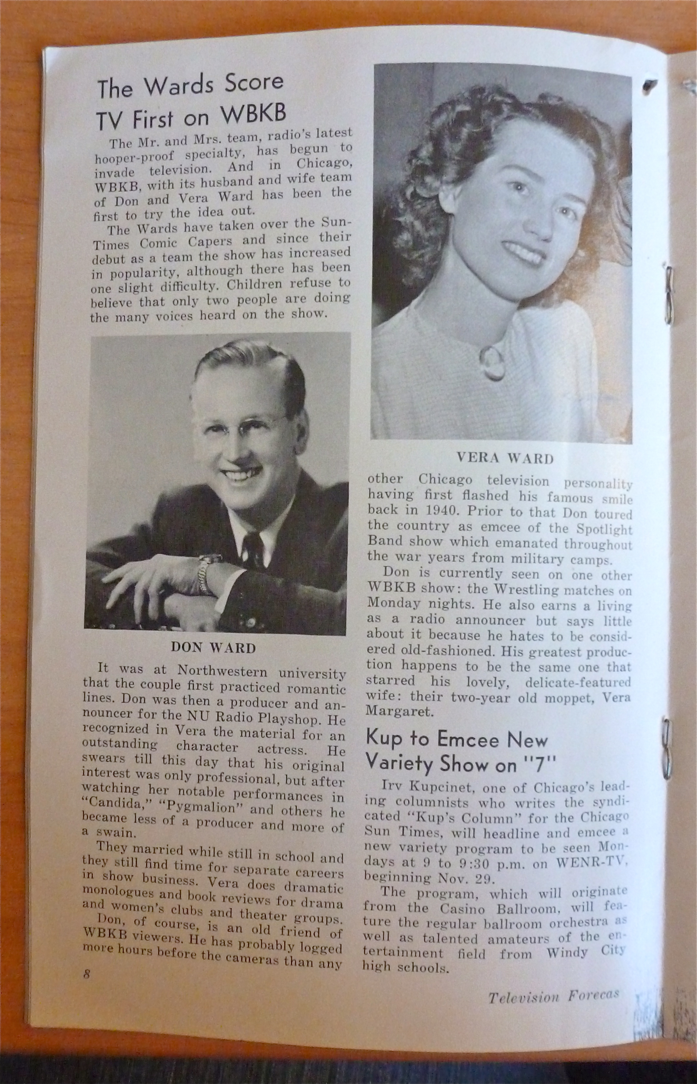 1948 Chicago Television Forecast Vol.1-#29 Mystery Show