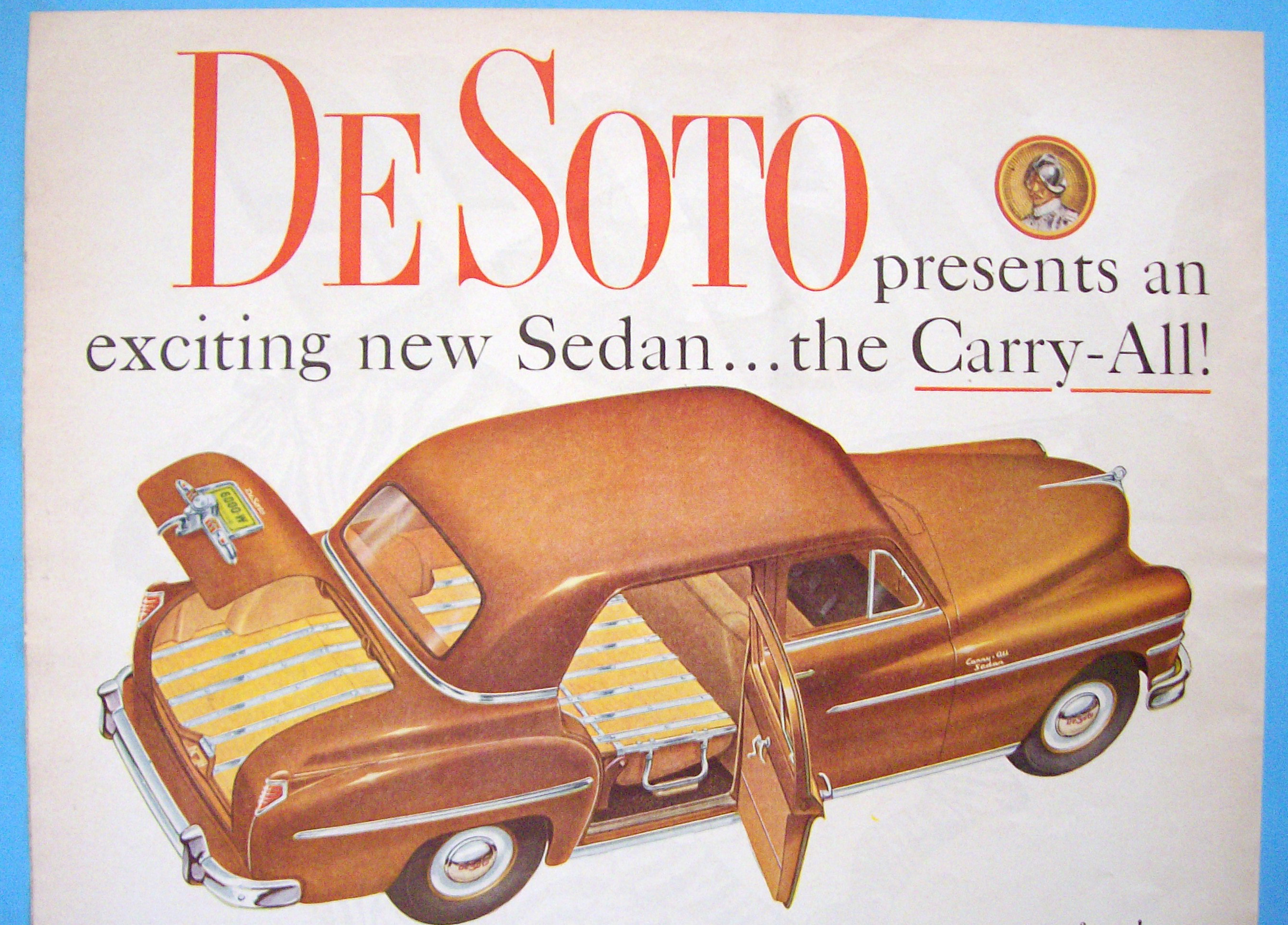 1949 De Soto with the De Soto Sedan
