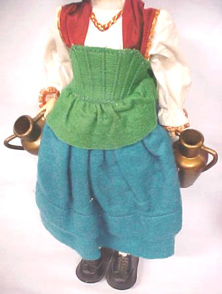 Lenci Style Doll Large + Ethnic Costume Italy