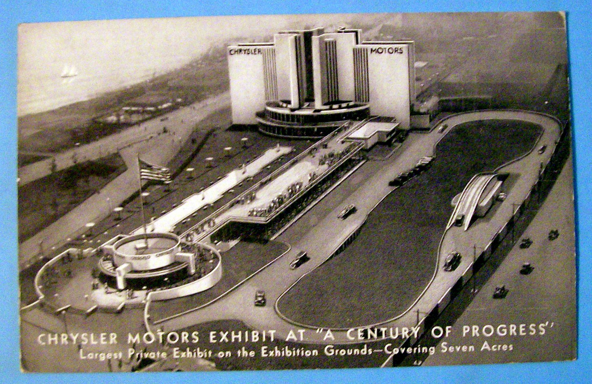 Chrysler Motors Exhibit Postcard (Chicago Fair)