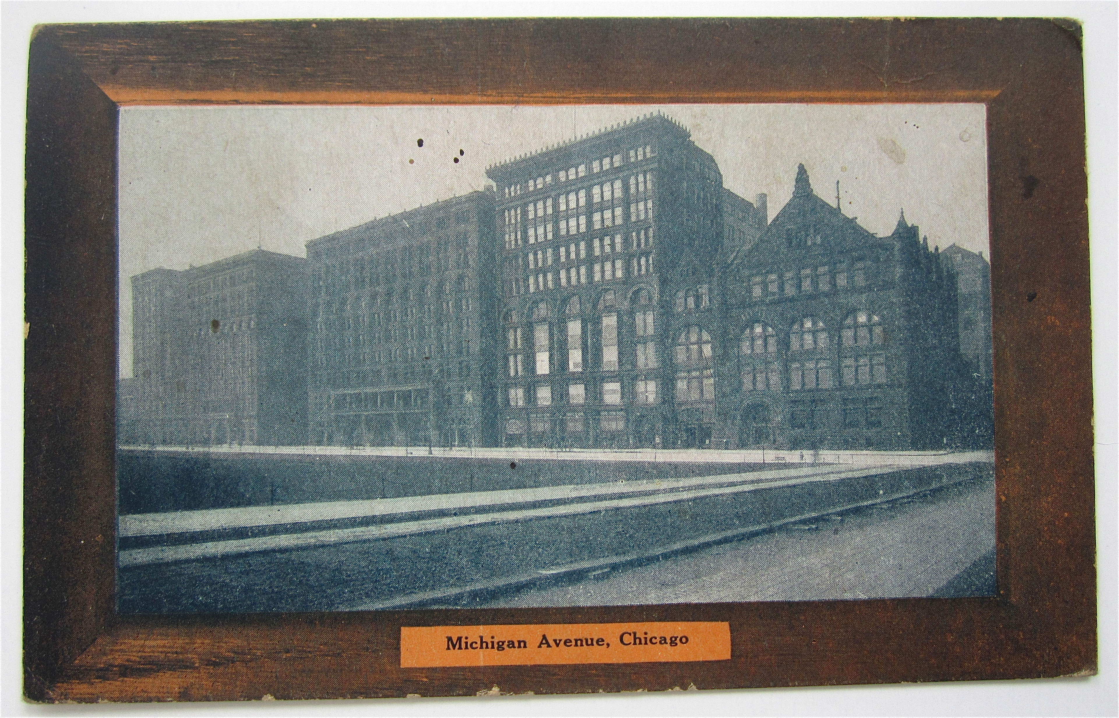 Michigan Avenue, Chicago Postcard