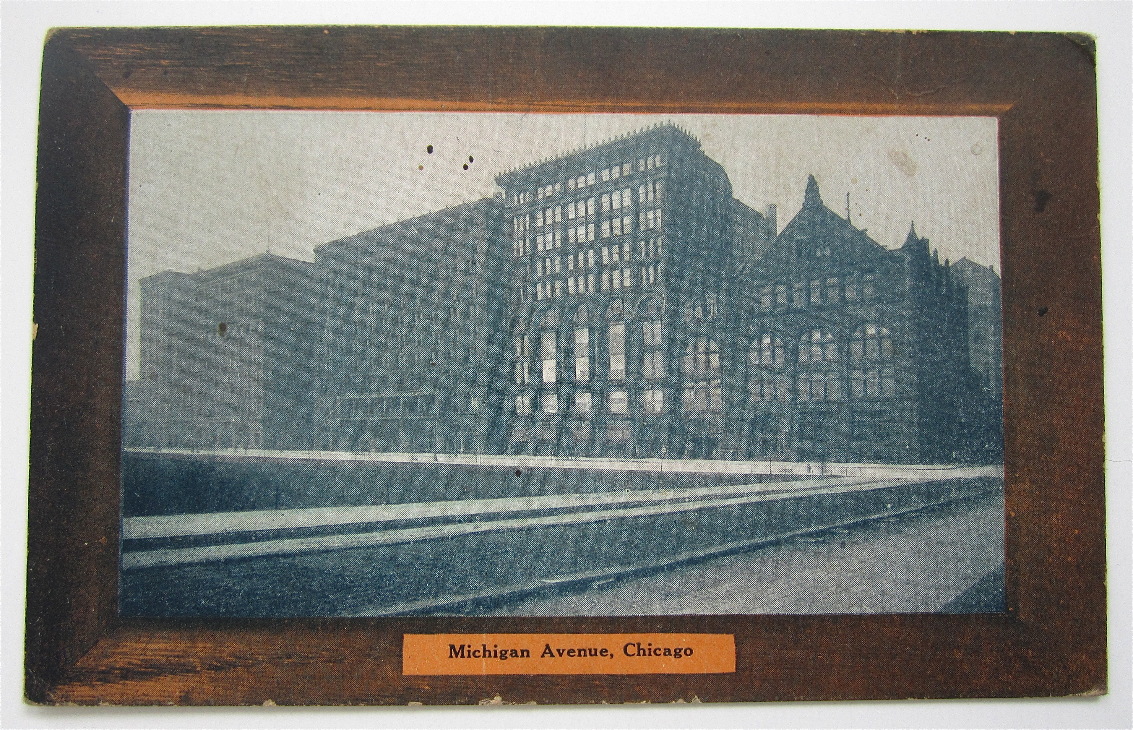 Michigan Avenue, Chicago Postcard