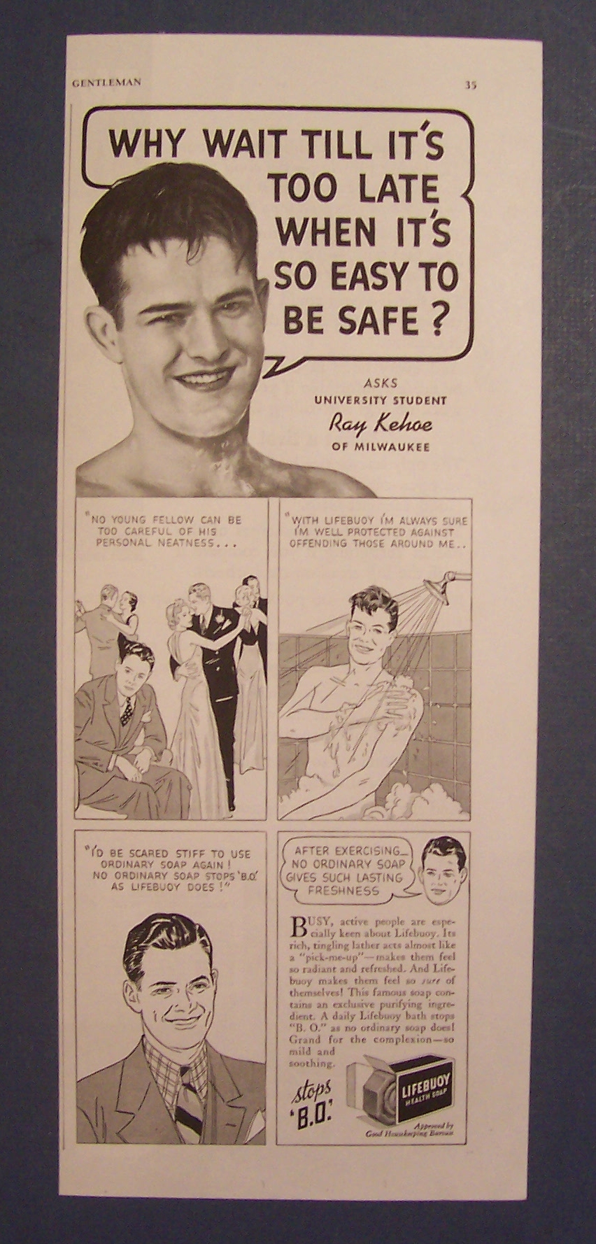 1938  Lifebuoy  Health  Soap