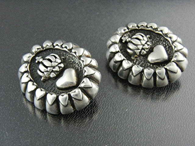 CAROL HENRY Earrings Sterling Silver Clips