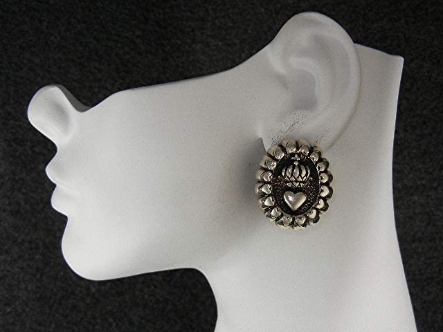 CAROL HENRY  Earrings Sterling Silver Clips